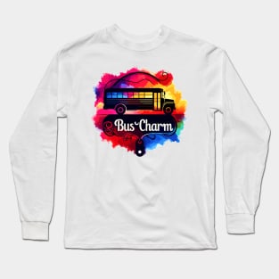 School Bus Charm Long Sleeve T-Shirt